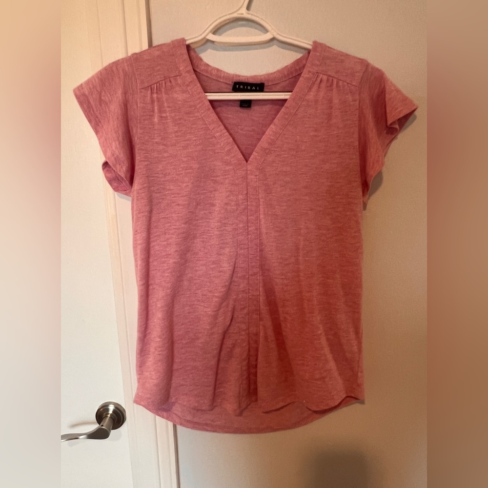 Tribal Pink Relaxed Fit Blouse